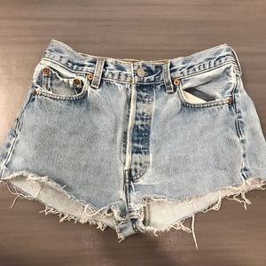 Levi vintage 501 upcycled cutoff daisy dukes